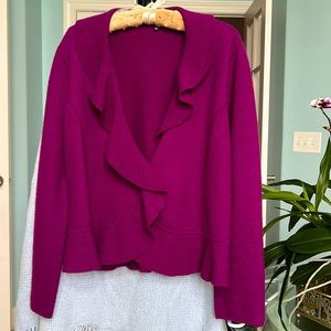 100% Merino Wool Jacket. Light weight wool, not scratchy.